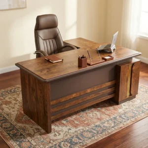 1.8m Walnut Executive Table